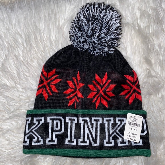 PINK Victoria's Secret Accessories - NWT Victoria Secret PINK Beanie